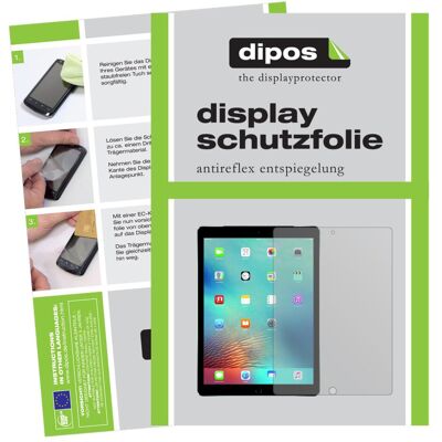 Dipos Displayschutzfolie Antireflex (2 Stk., Apple iPad Pro 12.9 2015, Apple iPad Pro 12.9 2017), Tablet Schutzfolie Dipos Displayschutzfolie Antireflex (2 Stk., Apple iPad Pro 12.9 2015, Apple iPad Pro 12.9 2017), Tablet Schutzfolie