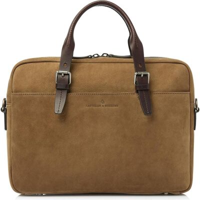 Castelijn & Beerens Veneto Aktentasche RFID Schutz Leder 41 cm Laptopfach (15"), Notebooktasche, Braun Castelijn & Beerens Veneto Aktentasche RFID Schutz Leder 41 cm Laptopfach (15"), Notebooktasche, Braun