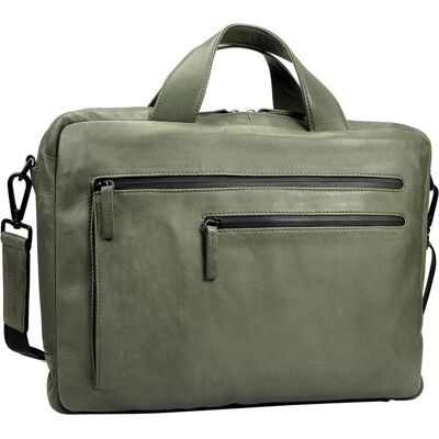 Leonhard Heyden Laptoptasche Den Haag 6750 RV-Aktenmappe 2 Fächer (17"), Notebooktasche, Grün Leonhard Heyden Laptoptasche Den Haag 6750 RV-Aktenmappe 2 Fächer (17"), Notebooktasche, Grün