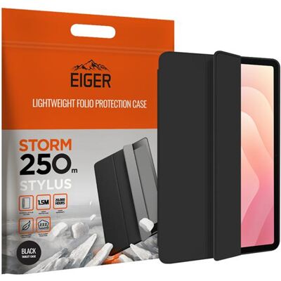 Eiger Folio-Case mit Stylus-Halterung schwarz Storm 250m Stylus Case Black (Samsung Galaxy Tab S11), Tablet Hülle, Schwarz Eiger Folio-Case mit Stylus-Halterung schwarz Storm 250m Stylus Case Black (Samsung Galaxy Tab S11), Tablet Hülle, Schwarz