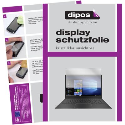 Dipos Displayschutzfolie Crystalclear (14.10", 16:9), Notebook Schutzfolie Dipos Displayschutzfolie Crystalclear (14.10", 16:9), Notebook Schutzfolie