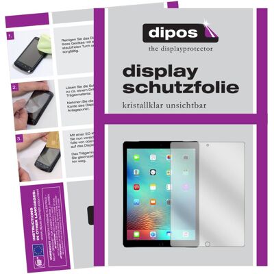 Dipos Displayschutzfolie Crystalclear (1 Stk., Apple iPad Pro 12.9 2015, Apple iPad Pro 12.9 2017), Tablet Schutzfolie Dipos Displayschutzfolie Crystalclear (1 Stk., Apple iPad Pro 12.9 2015, Apple iPad Pro 12.9 2017), Tablet Schutzfolie