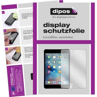 Dipos - Crystalclear - iPad mini 4 - Displayschutzfolie Dipos - Crystalclear - iPad mini 4 - Displayschutzfolie
