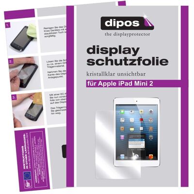 Dipos - Crystalclear - iPad Mini 2/3 - 2 Stück - Displayschutzfolie Dipos - Crystalclear - iPad Mini 2/3 - 2 Stück - Displayschutzfolie