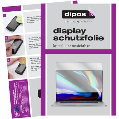 Dipos 16" (2020) Displayschutzfolie - Kratzfest, Einfach zu Montieren Dipos 16" (2020) Displayschutzfolie - Kratzfest, Einfach zu Montieren