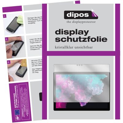 Dipos - Crystalclear - 2-piece - Crystalclear - Displayschutzfolie Dipos - Crystalclear - 2-piece - Crystalclear - Displayschutzfolie
