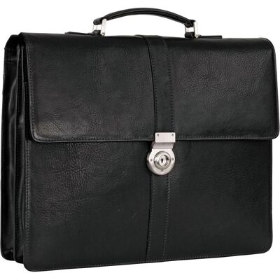 Leonhard Heyden Bergamo Aktentasche Leder 40 cm Laptopfach (16.14"), Notebooktasche, Schwarz Leonhard Heyden Bergamo Aktentasche Leder 40 cm Laptopfach (16.14"), Notebooktasche, Schwarz