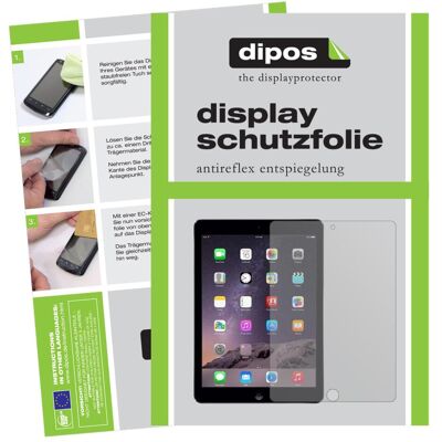 Dipos Displayschutzfolie Antireflex (2 Stk., Apple iPad 2010 (1. Gen), Apple iPad 2012 (2. Gen), Apple iPad 2012 (3. Gen), Apple iPad 2012 (4. Gen), Apple iPad 2017 (5. Gen), Apple iPad 2018 (6. Gen)), Tablet Schutzfolie Dipos Displayschutzfolie Antireflex (2 Stk., Apple iPad 2010 (1. Gen), Apple iPad 2012 (2. Gen), Apple iPad 2012 (3. Gen), Apple iPad 2012 (4. Gen), Apple iPad 2017 (5. Gen), Apple iPad 2018 (6. Gen)), Tablet Schutzfolie