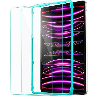 ESR - Tempered Glass 9H (2 pack) - iPad Pro 12.9 (2018 / 2020 / 2021 / 2022) - Clear (Apple iPad Pro 12.9 2018, Apple iPad Pro 12.9 2020, Apple iPad Pro 12.9 2021, Apple iPad Pro 12.9 2022), Tablet Hülle, Transparent ESR - Tempered Glass 9H (2 pack) - iPad Pro 12.9 (2018 / 2020 / 2021 / 2022) - Clear (Apple iPad Pro 12.9 2018, Apple iPad Pro 12.9 2020, Apple iPad Pro 12.9 2021, Apple iPad Pro 12.9 2022), Tablet Hülle, Transparent