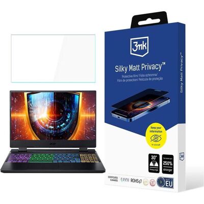 3MK Acer Nitro 5 15,6" - up to 17" Privacy 2-way (with glue) (15.60"), Notebook Schutzfolie 3MK Acer Nitro 5 15,6" - up to 17" Privacy 2-way (with glue) (15.60"), Notebook Schutzfolie