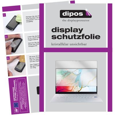Dipos Displayschutzfolie Crystalclear (13.30", 16:9), Notebook Schutzfolie Dipos Displayschutzfolie Crystalclear (13.30", 16:9), Notebook Schutzfolie