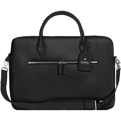 Noreve Leder-Umhängetasche (15"), Notebooktasche, Schwarz Noreve Leder-Umhängetasche (15"), Notebooktasche, Schwarz