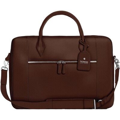 Noreve Leder-Umhängetasche (15"), Notebooktasche, Braun Noreve Leder-Umhängetasche (15"), Notebooktasche, Braun