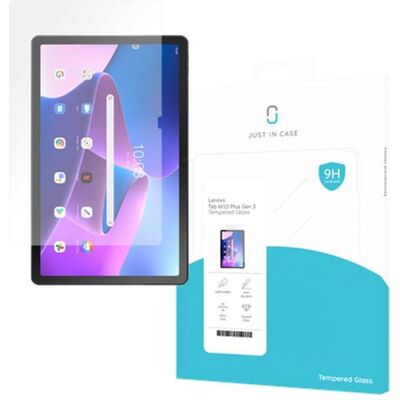 Just in Case Gehärtetes Glas Clear Displayschutzfolie Lenovo Tab M10 Plus (3rd Gen) (1 Stk., Lenovo Tab M10 Plus (3. Gen)), Tablet Schutzfolie Just in Case Gehärtetes Glas Clear Displayschutzfolie Lenovo Tab M10 Plus (3rd Gen) (1 Stk., Lenovo Tab M10 Plus (3. Gen)), Tablet Schutzfolie