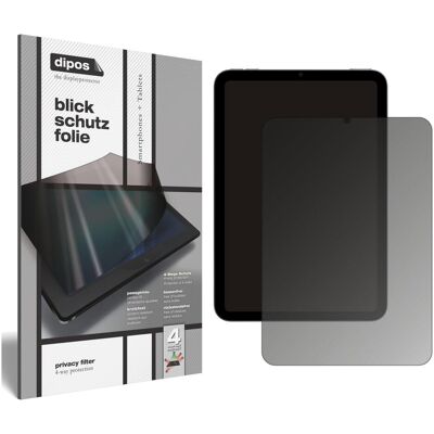 Dipos Blickschutzfolie 4-Way Privacy (1 Stk., Apple iPad mini 2021, Apple iPad mini 2024), Tablet Schutzfolie Dipos Blickschutzfolie 4-Way Privacy (1 Stk., Apple iPad mini 2021, Apple iPad mini 2024), Tablet Schutzfolie