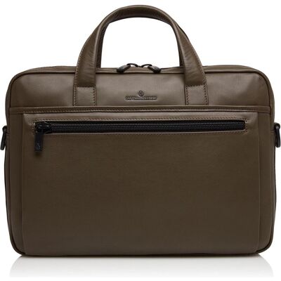 Castelijn & Beerens & Beerens Nappa X Charlie Laptoptas 15.6 Groen 9473 (17.30"), Notebooktasche, Grün Castelijn & Beerens & Beerens Nappa X Charlie Laptoptas 15.6 Groen 9473 (17.30"), Notebooktasche, Grün