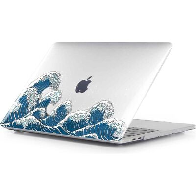 Screenguard - Wave SmartShell - Transparent - MacBook Air 15 M2/M3 - Case Screenguard - Wave SmartShell - Transparent - MacBook Air 15 M2/M3 - Case