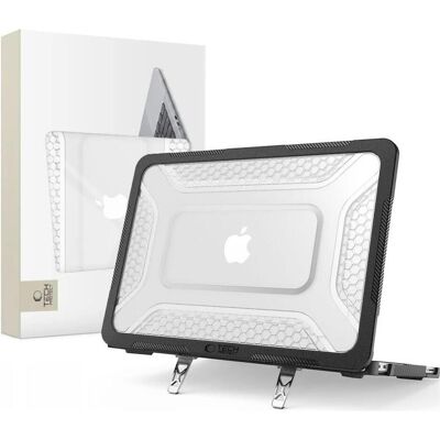 Tech-Protect Etui KEVLAR PRO MACBOOK NEO 13 2026 MATTE BLACK/CLEAR (13", Apple), Notebooktasche, Schwarz, Transparent Tech-Protect Etui KEVLAR PRO MACBOOK NEO 13 2026 MATTE BLACK/CLEAR (13", Apple), Notebooktasche, Schwarz, Transparent