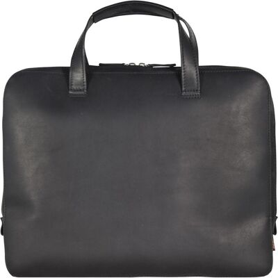 Jost Futura Aktentasche Leder 38 cm Laptopfach (15"), Notebooktasche, Schwarz Jost Futura Aktentasche Leder 38 cm Laptopfach (15"), Notebooktasche, Schwarz