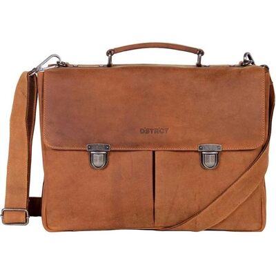 DSTRCT Wall Street A4 Business Aktetas Cognac (15.40"), Notebooktasche, Braun DSTRCT Wall Street A4 Business Aktetas Cognac (15.40"), Notebooktasche, Braun