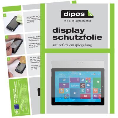 Dipos - Surface 3 - Antireflex - 3 Stück - Displayschutzfolie Dipos - Surface 3 - Antireflex - 3 Stück - Displayschutzfolie