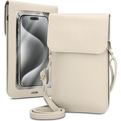 Cadorabo Handytasche für Kindle Voyage 2014 (7. Gen.) Damen Umhängetasche (Amazon Kindle Voyage), eReader Hülle, Weiss Cadorabo Handytasche für Kindle Voyage 2014 (7. Gen.) Damen Umhängetasche (Amazon Kindle Voyage), eReader Hülle, Weiss