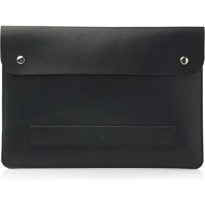 Castelijn & Beerens Laptophülle Leder 35.5 cm (16"), Notebooktasche, Schwarz Castelijn & Beerens Laptophülle Leder 35.5 cm (16"), Notebooktasche, Schwarz