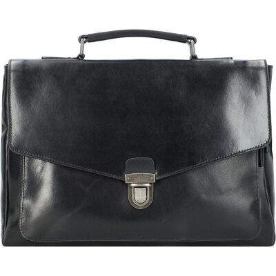 Leonhard Heyden Roma Aktentasche Leder 39 cm Laptopfach (16"), Notebooktasche, Schwarz Leonhard Heyden Roma Aktentasche Leder 39 cm Laptopfach (16"), Notebooktasche, Schwarz