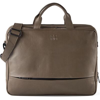 Harbour 2nd City Lights Aktentasche Leder 40 cm Laptopfach (14.17"), Notebooktasche, Grau Harbour 2nd City Lights Aktentasche Leder 40 cm Laptopfach (14.17"), Notebooktasche, Grau