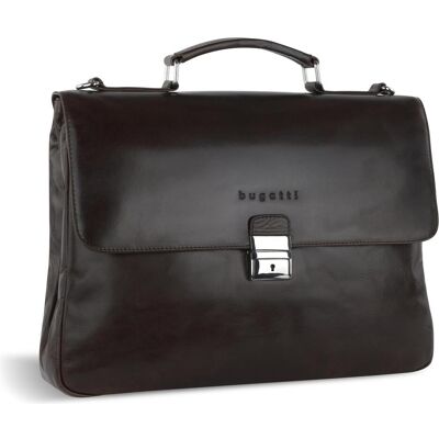 Bugatti Herren, Handtasche, Aktentasche Romano Briefcase Medium, Braun Bugatti Herren, Handtasche, Aktentasche Romano Briefcase Medium, Braun