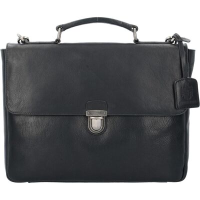 Leonhard Heyden Roma Aktentasche Leder 37 cm Laptopfach (15"), Notebooktasche, Schwarz Leonhard Heyden Roma Aktentasche Leder 37 cm Laptopfach (15"), Notebooktasche, Schwarz