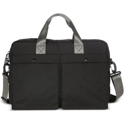Bugatti Aktentasche Kunstfaser Herren, Damen LEGERE (17"), Notebooktasche, Schwarz Bugatti Aktentasche Kunstfaser Herren, Damen LEGERE (17"), Notebooktasche, Schwarz
