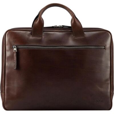 Jost Lund - Laptoptasche Leder 38 cm - Braun - Leder - laptop bag Jost Lund - Laptoptasche Leder 38 cm - Braun - Leder - laptop bag