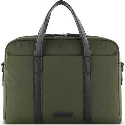 Bugatti Maro Aktentasche 38 cm Laptopfach (15", Universal), Notebooktasche, Grün Bugatti Maro Aktentasche 38 cm Laptopfach (15", Universal), Notebooktasche, Grün