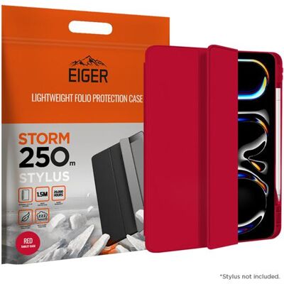 Eiger Storm 250 (Apple iPad Pro 13 2024), Tablet Hülle, Rot Eiger Storm 250 (Apple iPad Pro 13 2024), Tablet Hülle, Rot