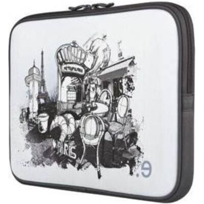 Be.ez Hülle für MacBook Pro 15“ LA Edition Kleid ‚I LOV PARIS‘ mit Reissverschluss (15.40", Apple), Notebooktasche, Mehrfarbig, Blau Be.ez Hülle für MacBook Pro 15“ LA Edition Kleid ‚I LOV PARIS‘ mit Reissverschluss (15.40", Apple), Notebooktasche, Mehrfarbig, Blau