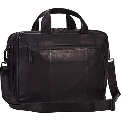 Leonhard Heyden Laptoptasche Den Haag 6750 RV-Aktenmappe 2 Fächer (17"), Notebooktasche, Schwarz Leonhard Heyden Laptoptasche Den Haag 6750 RV-Aktenmappe 2 Fächer (17"), Notebooktasche, Schwarz