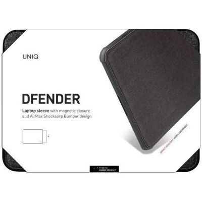 Uniq Dfender Notebooktasche - Schwarz Uniq Dfender Notebooktasche - Schwarz