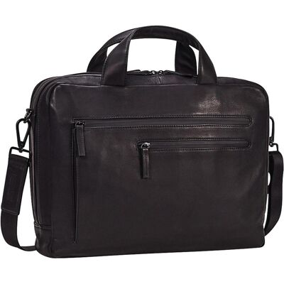 Leonhard Heyden Laptoptasche Den Haag 6750 RV-Aktenmappe 2 Fächer (17"), Notebooktasche, Schwarz Leonhard Heyden Laptoptasche Den Haag 6750 RV-Aktenmappe 2 Fächer (17"), Notebooktasche, Schwarz