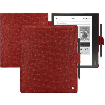 Noreve Lederschutzhülle horizontal (Kobo Elipsa 2E), Tablet Hülle, Rot Noreve Lederschutzhülle horizontal (Kobo Elipsa 2E), Tablet Hülle, Rot