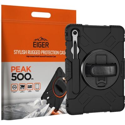 Eiger Peak 500m Case (Samsung Galaxy Tab S10 FE, Samsung Galaxy Tab S10 Lite), Tablet Hülle, Schwarz Eiger Peak 500m Case (Samsung Galaxy Tab S10 FE, Samsung Galaxy Tab S10 Lite), Tablet Hülle, Schwarz