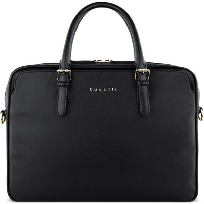 Bugatti "ELLA" Businesstasche (15"), Notebooktasche, Schwarz, Grau Bugatti "ELLA" Businesstasche (15"), Notebooktasche, Schwarz, Grau