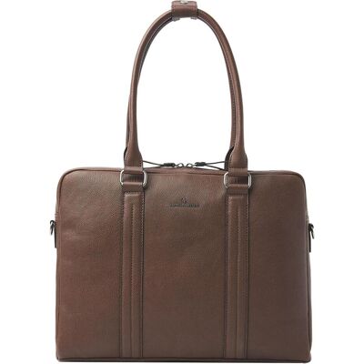 Castelijn & Beerens & Beerens - Linee Mirjam Schoudertas 15,6 RFID donkerbruin - (16"), Notebooktasche, Braun Castelijn & Beerens & Beerens - Linee Mirjam Schoudertas 15,6 RFID donkerbruin - (16"), Notebooktasche, Braun