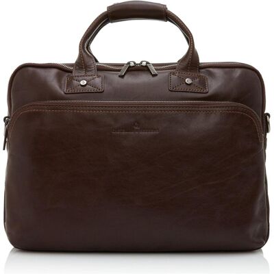 Castelijn & Beerens & Beerens Firenze Business 3-Vaks Laptoptas 15.6 Mocca 9473 (17.32"), Notebooktasche, Braun Castelijn & Beerens & Beerens Firenze Business 3-Vaks Laptoptas 15.6 Mocca 9473 (17.32"), Notebooktasche, Braun