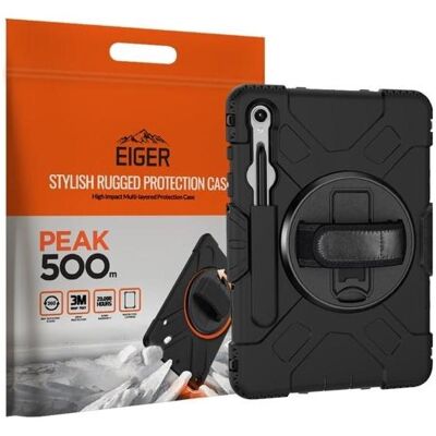 Eiger Peak 500m Case (Samsung Galaxy Tab S10 FE+), Tablet Hülle, Schwarz Eiger Peak 500m Case (Samsung Galaxy Tab S10 FE+), Tablet Hülle, Schwarz