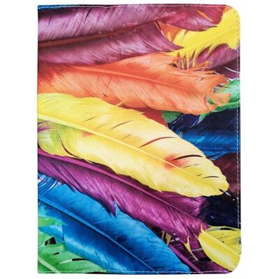 iLike Universal case colour feather 9-10 (Universal), Tablet Hülle, Mehrfarbig iLike Universal case colour feather 9-10 (Universal), Tablet Hülle, Mehrfarbig