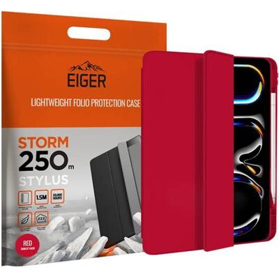 Eiger Storm 250 (Apple iPad Pro 11 2024), Tablet Hülle, Rot Eiger Storm 250 (Apple iPad Pro 11 2024), Tablet Hülle, Rot