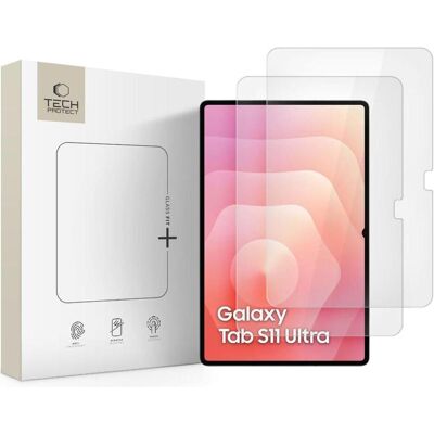 Tech-Protect Glass Fit+ 2pcs Screen Protector Samsung Galaxy S10/S11 Ultra etc. (2 Stk., Samsung Galaxy Tab S10 Ultra, Samsung Galaxy Tab S11 Ultra, Samsung Galaxy Tab S8 Ultra, Samsung Galaxy Tab S9 Ultra), Tablet Schutzfolie Tech-Protect Glass Fit+ 2pcs Screen Protector Samsung Galaxy S10/S11 Ultra etc. (2 Stk., Samsung Galaxy Tab S10 Ultra, Samsung Galaxy Tab S11 Ultra, Samsung Galaxy Tab S8 Ultra, Samsung Galaxy Tab S9 Ultra), Tablet Schutzfolie