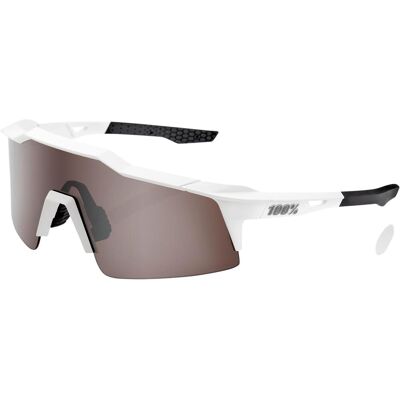 100%, Unisex, Sportbrille, Brille Speedcraft SL Matte (Matte Weiss, Weiss, White Matt, HiPER silber, HiPer silver mirror), Silber 100%, Unisex, Sportbrille, Brille Speedcraft SL Matte (Matte Weiss, Weiss, White Matt, HiPER silber, HiPer silver mirror), Silber