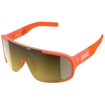 Poc, Unisex, Sportbrille, Okulary rowerowe Aspire pomarańczowy (Orange, clarity road-sunny gold, Teilweise sonnig Gold), Orange, Gold Poc, Unisex, Sportbrille, Okulary rowerowe Aspire pomarańczowy (Orange, clarity road-sunny gold, Teilweise sonnig Gold), Orange, Gold